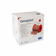 Пластырь Omniplast на тканевой основе нестерильный 5см х 9,2м 6 шт.