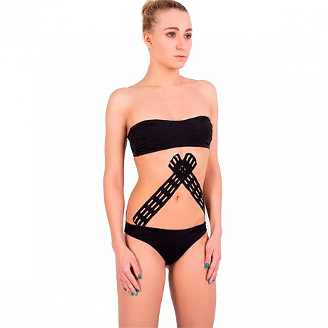 Кинезио тейп Bio Balance Tape Lymph перфорированный 5см х 5м голубой. Изображение 3 из 3